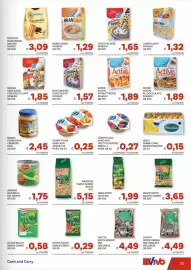 Volantino Vivo Supermercati Pagina 23: Snack Friends Gran Festa €1,99, Super Active ai frutti rossi Noi&Voi €1,89