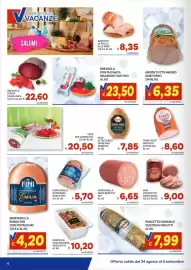 Volantino Vivo Supermercati Pagina 6: Mortadella Gran Beretta IGP €6,65, Greppole Casa Modena €10,20