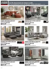 Home Corp catalogue Page 4: REES 3-PIECE 5 MOTION LOUNGE SUITE €21.999,00, NEWBURY 3-PIECE STATIC LOUNGE SUITE €22.999,00