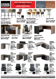 Home Corp catalogue Page 8: JOST OFFICE DESK €2.499,00, Baltimore Bar Stool €899,00