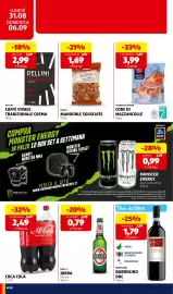 Volantino ALDI settimana 36 Pagina 22: Beck's birra €0,79, Coca Cola €2,49