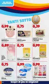 Volantino ALDI settimana 36 Pagina 4: Milsani Panna da cucina UHT €0,75, Würstel Misto €0,75