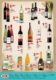 Folheto GidaCarnes Supermercados Página 4: Vinho Coração da Minha €1,29, Vinho Alandra €1,95