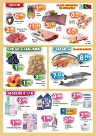 Folheto GidaCarnes Supermercados Página 3: Rojões de Porco Tabuleiro €2,99, Cilit Bang Lixívia Higiene €1,95