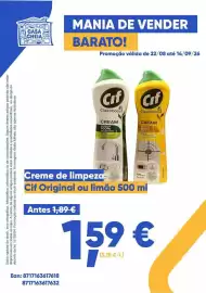 Folheto Casa Cheia Página 2: Creme de limpeza Cif Original ou limão €1,59