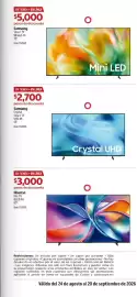 Catálogo Costco Página 7: Samsung Smart TV Miniled 4K €5.000,00, Samsung Crystal Smart TV UHD 4K €2.700,00