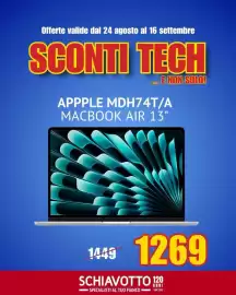 Volantino Schiavotto Pagina 3: Apple MacBook Air 13" €1.269,00