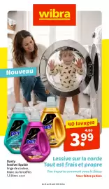 Catalogue Wibra semaine 35 page 1: Dasty lessive liquide €3,99