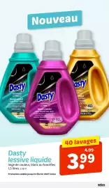 Catalogue Wibra semaine 35 page 2: Dasty lessive liquide €3,99