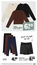 Catalogue Wibra semaine 35 page 8: KIDS T-shirt manches longues €6,99, Jupe-short €8,99