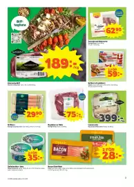 Coop Forum reklamblad vecka 35 Sida 3: Grillkorv €29,90, Sibylla grillkorv/kryddkorv €59,00
