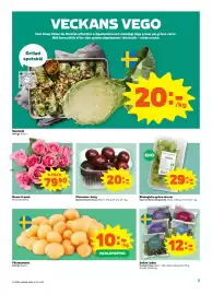 Coop Forum reklamblad vecka 35 Sida 5: Plommon €20,00, Sallad i påse €12,00
