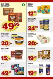 Din Mat reklamblad vecka 35 Sida 3: Tulip slow cooked pulled pork €49,95, Eldorado klyftpotatis €19,95