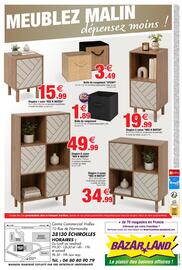 Catalogue Bazarland page 12: MIX N MATCH Etagère 2 cases €19,99, MIX N MATCH Etagère 1 case €15,99