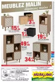 Catalogue Bazarland page 12: MIX N MATCH Etagère 2 cases €19,99, MIX N MATCH Etagère 1 case €15,99