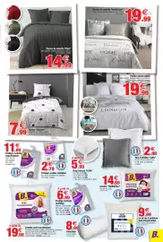 Catalogue Bazarland page 7: Parure "Sonate" €7,99, Parure de couette "Cleo" €14,99