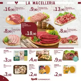 Volantino SpeSì settimana 35 Pagina 2: Fusi/sovracosce di pollo €4,48, Amadori Qualità 10+ ali €3,28
