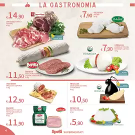 Volantino SpeSì settimana 35 Pagina 4: Valtidone Pancetta Coppata €12,50, Heraclea Caciocavallo Nero Stagionato €10,50