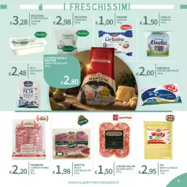Volantino SpeSì settimana 35 Pagina 5: Lucana Salumi Salame Napoli €1,50, Ferrarini Coppa di Parma IGP €2,20