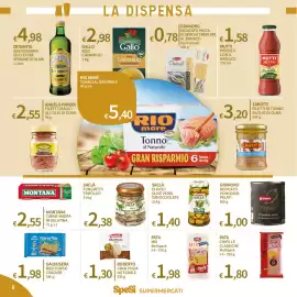 Volantino SpeSì settimana 35 Pagina 8: Sacla funghetti trifolati €2,38, Sacla olive verdi denocciolate €1,40