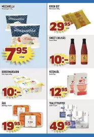 Prisma Mat reklamblad vecka 35 Sida 4: Michelangelo mozzarella €7,95, Garant sweet chilisås €10,00