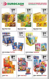 Eurocash gazetka Strona 7: Mega Cunga Lunga €1,39, Lizak strzelający: Sponge Bob €1,55