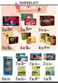 Volantino Supermercato Pollio Pagina 10: Findus 2 Fiori di Salmone €7,99, Algida Magnum Signature La Pechela Pistache €4,29