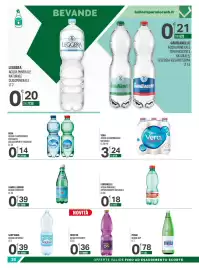 Volantino Tutto Risparmio Cash&Carry Pagina 26: Sanpellegrino acqua frizzante €0,39, Sant'Anna acqua naturale €0,39