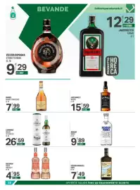 Volantino Tutto Risparmio Cash&Carry Pagina 32: Laphroaig whisky 10 years old €26,59, Absolut Vodka €9,89