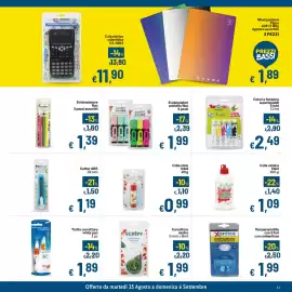 Volantino Qui Discount Pagina 11: Colla stick Inkol €0,99, Correttore a nastro Script €1,99