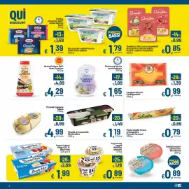 Volantino Qui Discount Pagina 2: Sfoglia di mozzarella Montefelice €1,19, Lasagna all'uovo La Brigantella €0,99