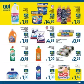 Volantino Qui Discount Pagina 8: Soft lavanda/classico €4,99, Sacchetti gelo rotolo Ottimo €2,29