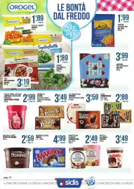 Volantino Maxi Sidis Pagina 12: Ferrero Raffaello/Pocket Coffee €3,59, Gruvi Sammontana Vari Gusti €2,89
