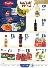 Volantino Maxi Sidis Pagina 14: Pesto alla genovese Pollì €2,09, Olive Pollì €1,09