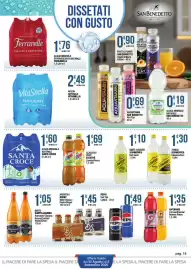 Volantino Maxi Sidis Pagina 19: Acqua minerale naturale Santa Croce €1,60, Sanpellegrino Aranciata Classica €1,05