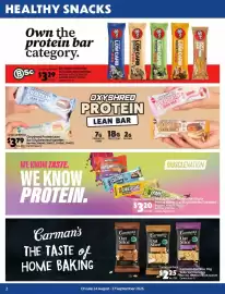 Campbells Wholesale catalogue Page 2: Oxyshred Protein Lean Bar €3,79, Muscle Nation Protein Bar or Peanut Butter Cup €3,20