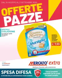Volantino Mercatò Extra Pagina 1: Spuma di Sciampagna Marsiglia €7,99