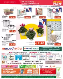 Volantino Mercatò Extra Pagina 20: Pentole e casseruole in acciaio inox 'Home', Slip donna pompea 'seamless' €3,90
