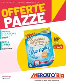 Volantino Mercatò Big Pagina 1: Spuma di Sciampagna Lavatrice Marsiglia €7,99