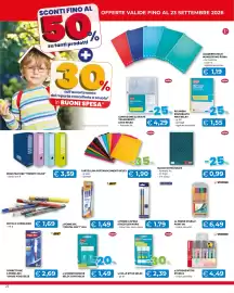Volantino Mercatò Big Pagina 23: Cartellina portadocumenti Selex €1,90, Buste lisce Selex €4,29