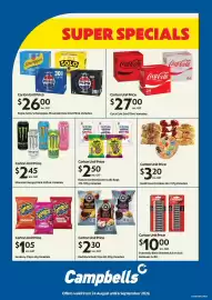 Campbells Wholesale catalogue Page 1: Red Rock Deli Chips Varieties €2,30, Natural Confectionery Lolly Bags €2,50