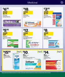 Woolworths catalogue week 35 Page 8: Sudafed PE Nasal Decongestant Tablets €14,00, Fess Saline Nasal Spray €15,80