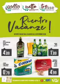 Volantino Netto Supermercati Pagina 1: Corona carta igienica €4,99, Olio extravergine di oliva Terre Antiche Dante €1,89