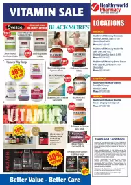 Healthy World Pharmacy catalogue Page 8: Blackmores Gut Immune Biotic €26,99, Swisse Hair Skin Nails+ €19,99