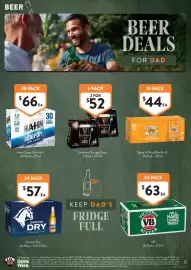 Foodworks catalogue Page 5: Stone & Wood Pacific Ale €44,00, Guinness Draught Stout €52,00