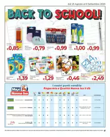 Volantino Maxi Nonna Isa Pagina 17: Pastelli Elios €1,39, Nastro Chiocciolina €0,79