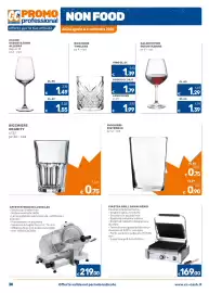 Volantino C+C Cash and Carry Pagina 30: Bicchiere Bistrobar €0,75, Affettatrice GS Lusso L25 €219,00