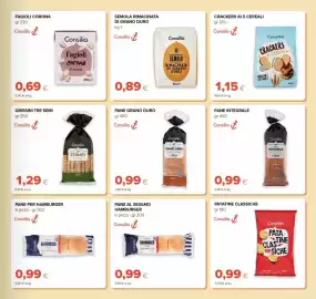 Volantino Tigre Amico Pagina 23: Grissini tre semi Consilia €1,29, Semola rimacinata di grano duro Consilia €0,89
