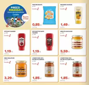 Volantino Tigre Amico Pagina 24: Ketchup Squeeze Consilia €1,19, Miele di acacia bio Consilia €5,59