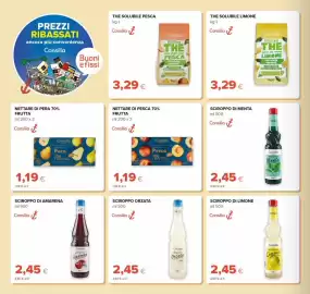 Volantino Tigre Amico Pagina 28: Nettare di pesca 70% frutta Consilia €1,19, Sciroppo Orzata Consilia €2,45